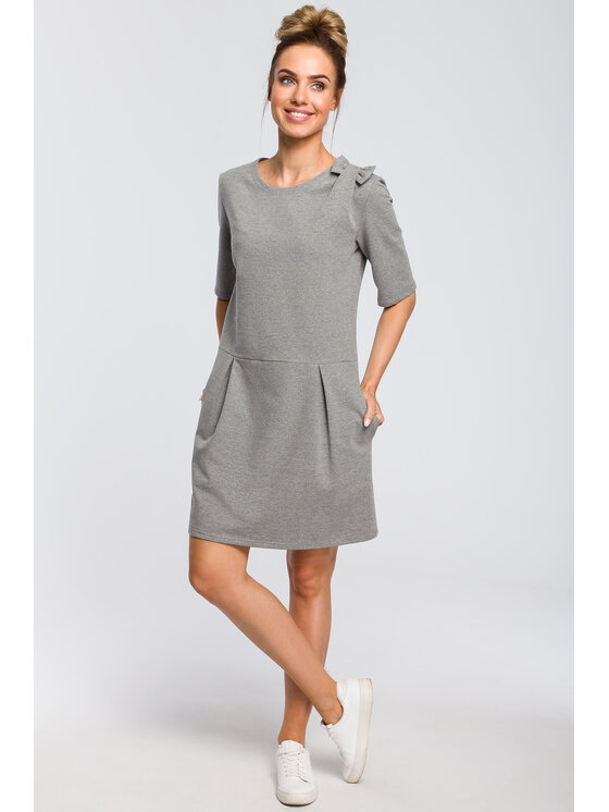 Made of Emotion Made of Emotion Vestito da giorno M422 Grigio Custom Fit