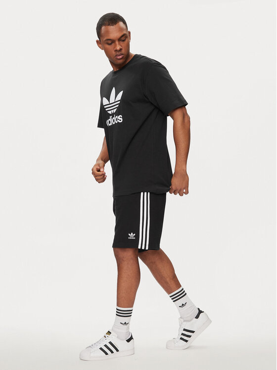 adidas adidas Športne kratke hlače adicolor 3-Stripes IU2337 Črna Regular Fit
