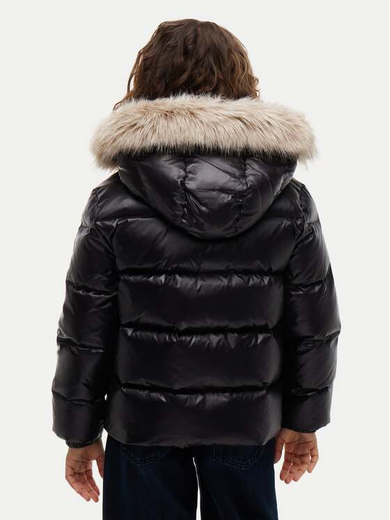 Tommy Hilfiger Tommy Hilfiger Daunenjacke Essential KG0KG09673 Schwarz Regular Fit