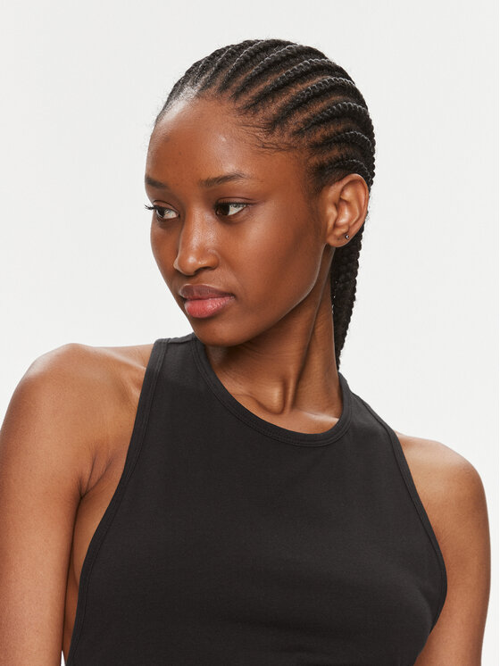Calvin Klein Swimwear Calvin Klein Swimwear Top KW0KW02481 Schwarz Slim Fit