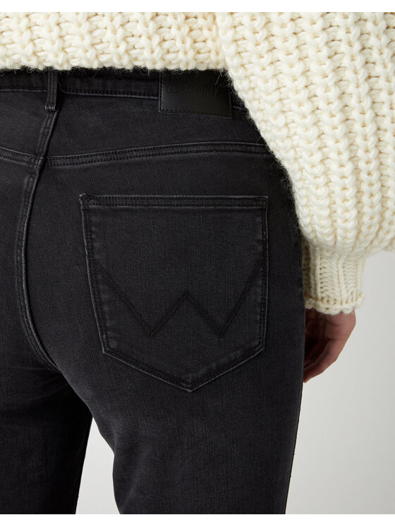 Wrangler Wrangler Jeansy STRAIGHT Czarny Straight Leg