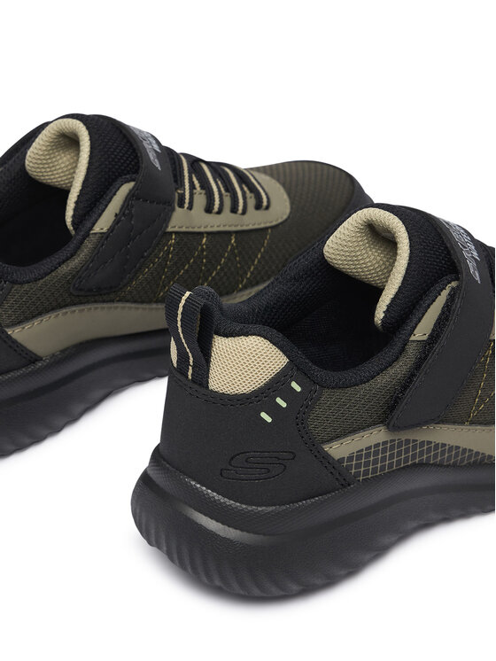 Skechers Skechers Sneakersy Bounder 2.0 406341L/BKOL Tmavo zelená