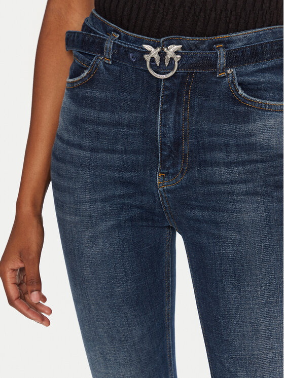 PINKO Pinko Džinsai Pjz Lavaggio 100161 A22E Tamsiai mėlyna Skinny Fit