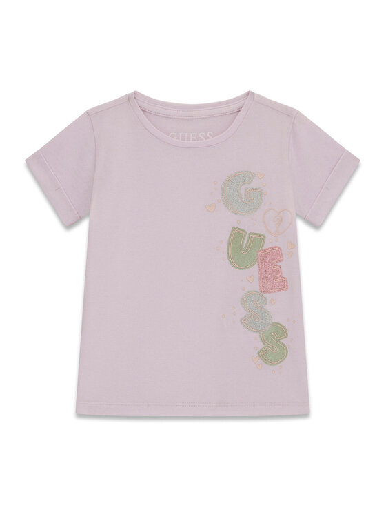 Guess Guess Тишърт K6GI05 K6YW4 Виолетов Regular Fit
