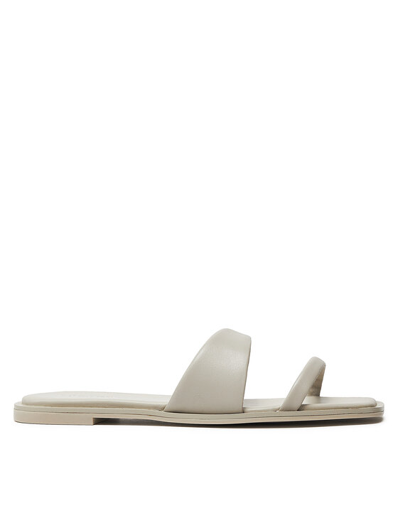 Calvin Klein Ciabatte Flat Slide Lth HW0HW02071 Beige, taglia : 37