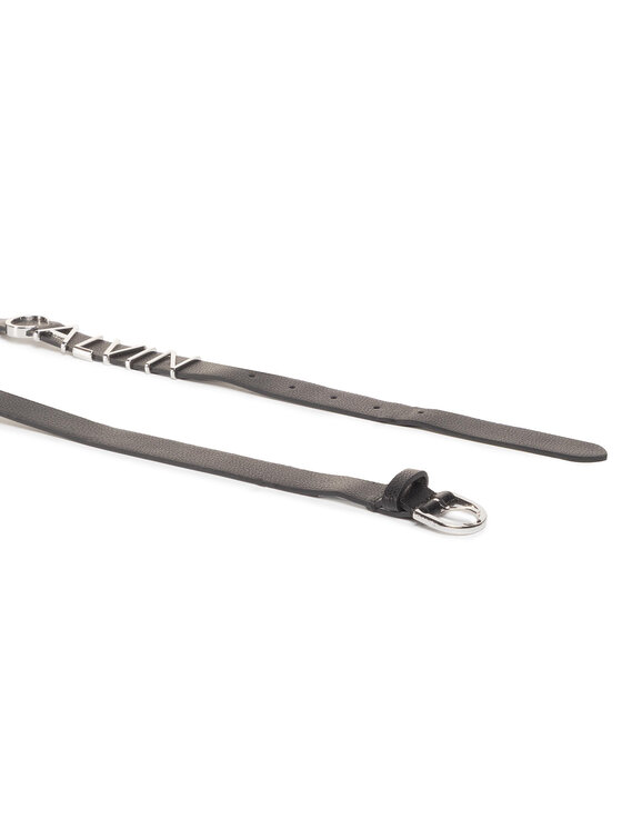 Calvin Klein Calvin Klein Dámský pásek Round Buckle Belt 20MM W Charms K60K607324 Černá