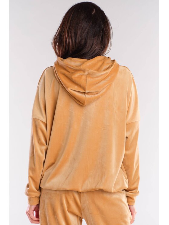 Awama Awama Bluza A420 Beżowy Basic Fit