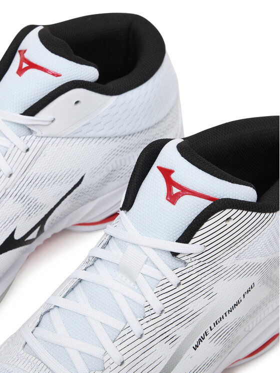 Mizuno Mizuno Zāles apavi Wave Lightning Pro Mid V1GA2665 59 Balts