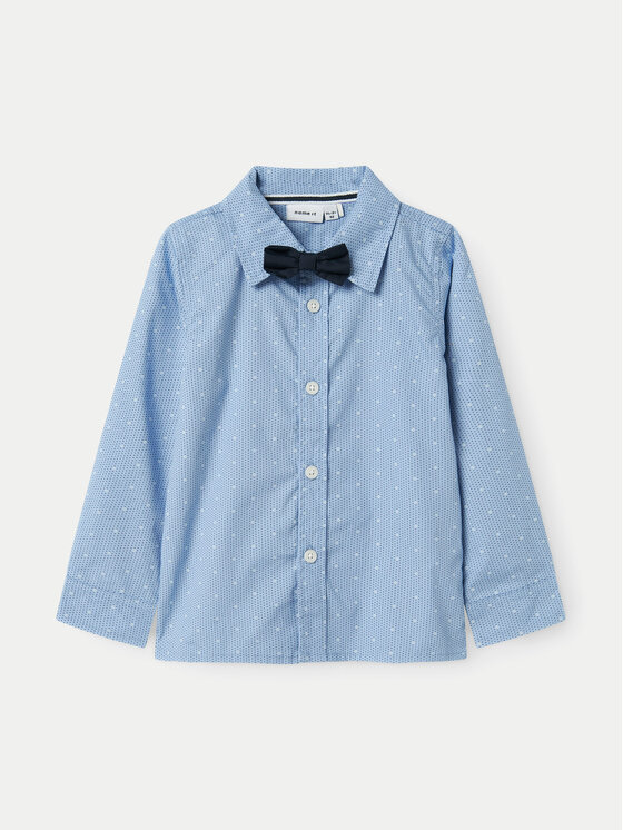 NAME IT NAME IT Camicia 13222845 Celeste Regular Fit