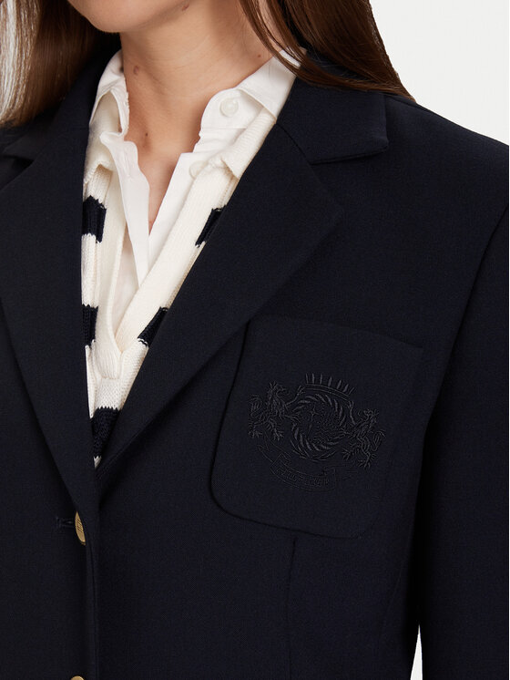 Tommy Hilfiger Tommy Hilfiger Sako WW0WW46660 Tmavomodrá Slim Fit