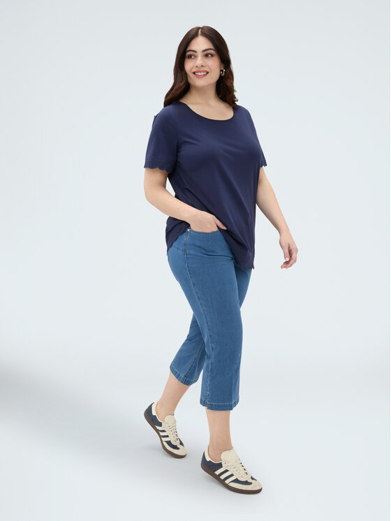 Fiorella Rubino Fiorella Rubino Jeansy P486T005238N024 Niebieski Regular Fit