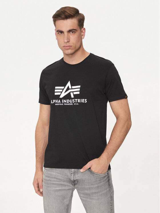 Férfi 2 póló készlet Alpha Industries, Méret: XL, Fehér, Basic 106524