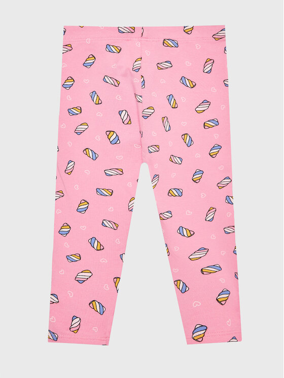 United Colors Of Benetton United Colors Of Benetton Legginsy 3XFUGF01S Różowy Slim Fit
