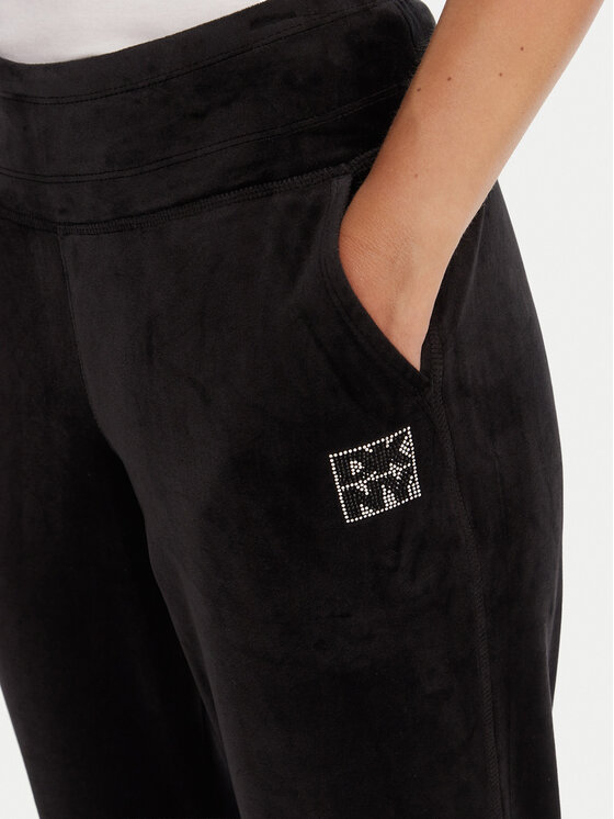DKNY Sport DKNY Sport Παντελόνι φόρμας DP5P3710 Μαύρο Regular Fit