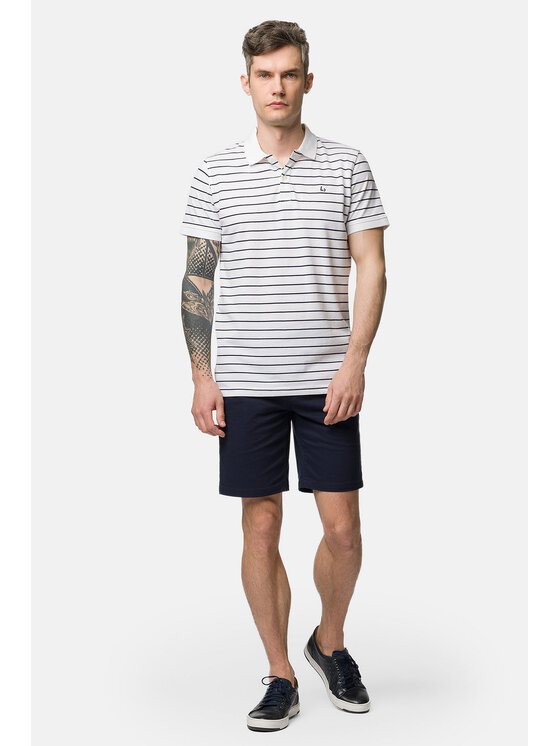 Lancerto Lancerto Szorty materiałowe Ibiza SZO082123000003 Granatowy Regular Fit