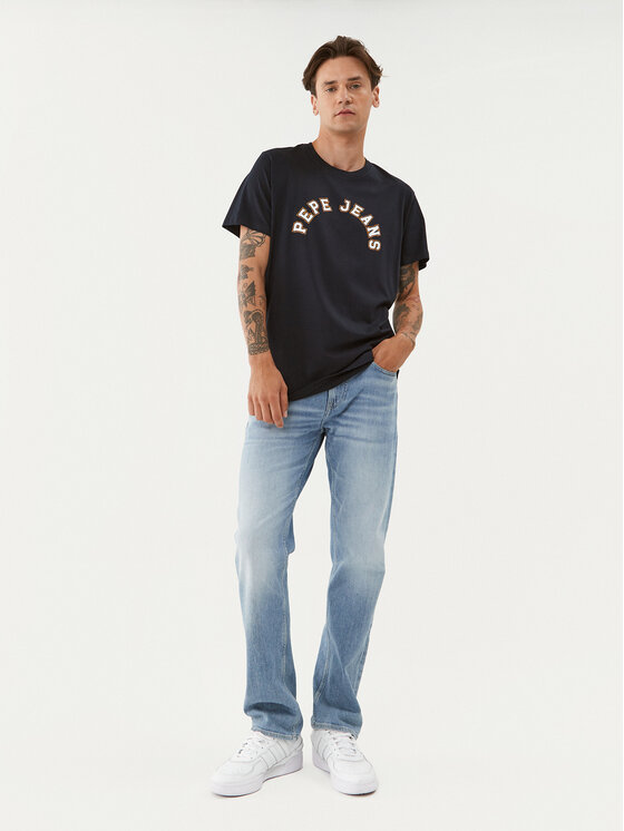 Pepe Jeans Pepe Jeans Tričko Westend Tee PM509124 Tmavomodrá Regular Fit