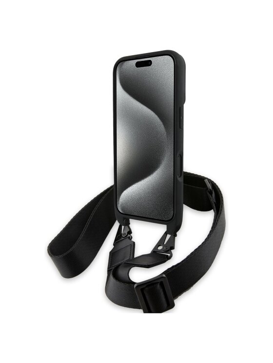 BMW Motorsport BMW Motorsport Etui na telefon Apple iPhone 16 plus Czarny
