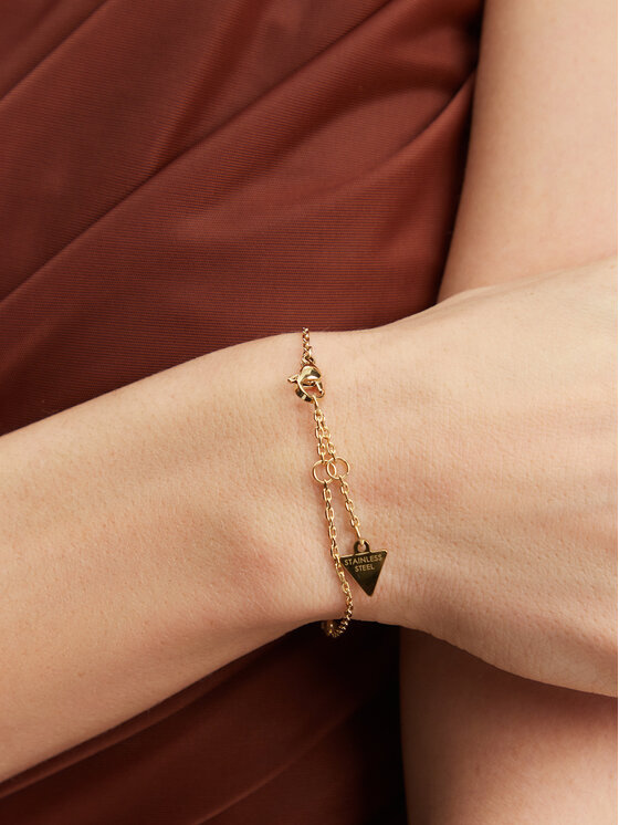 Guess Guess Bransoletka Just Guess JUBB03 113JW Żółte złocenie