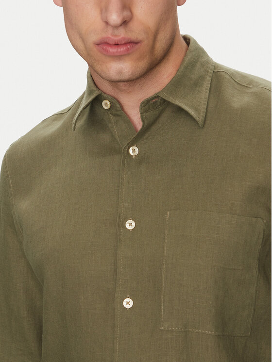 Marc O'Polo Marc O'Polo Camicia 523 7428 42318 Verde Regular Fit