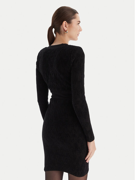 Marciano Guess Marciano Guess Vestito di maglia 5BGK04 5661Z Nero Slim Fit