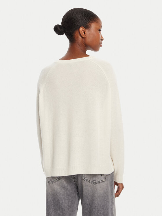 Marella Marella Džemper Tesa 2523366171 Bijela Relaxed Fit