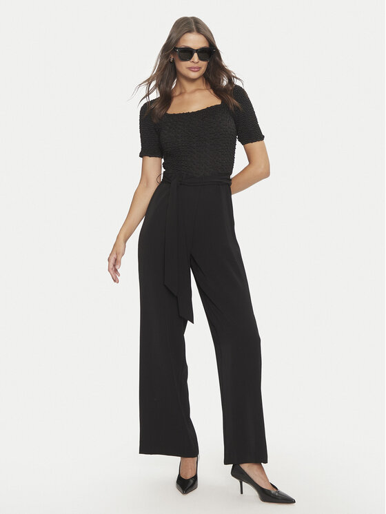 DKNY DKNY Kombinezon DD4E2933 Czarny Regular Fit