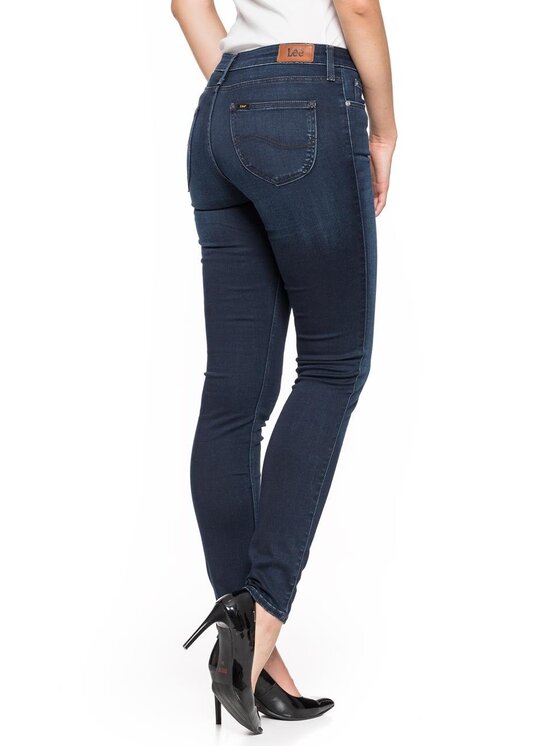 Lee Lee Jeansy SCARLETT Niebieski Skinny Fit
