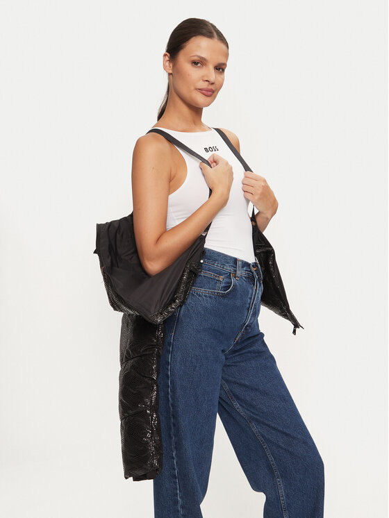 DKNY DKNY Pehelykabát DP4J9549 Fekete Relaxed Fit