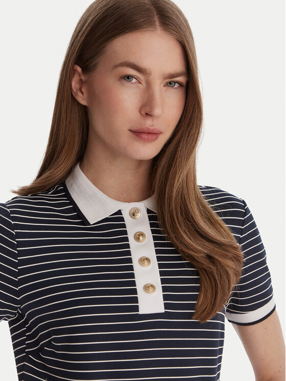 Guess Guess Polo W6GP17 K2946 Σκούρο μπλε Regular Fit