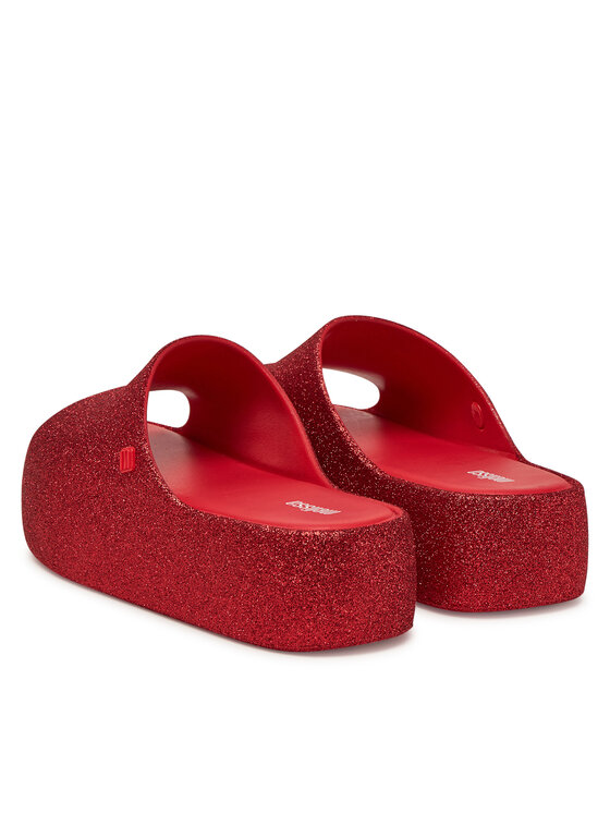 Melissa Melissa Klapki Free Platform Slide 36126 Czerwony