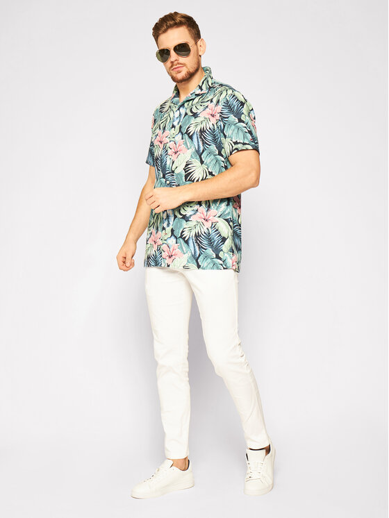 Tommy Hilfiger Tommy Hilfiger Särk Hawaiian Print MW0MW13936 Värviline Regular Fit