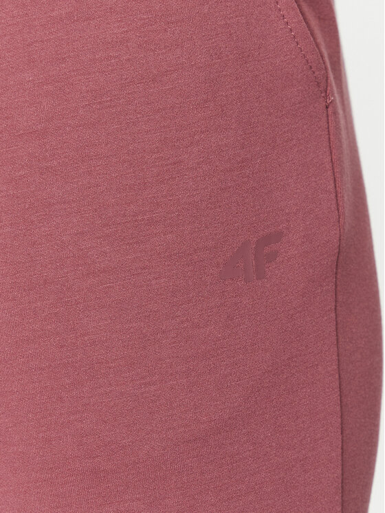 4F 4F Παντελόνι φόρμας 4FAW23TTROF507 Μπορντό Regular Fit