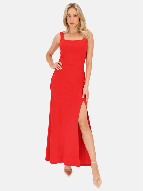 L’AF L’AF Sukienka wieczorowa Katti Czerwony Slim Fit
