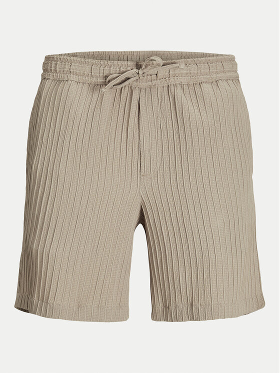 Jack & Jones Jack & Jones Bavlnené šortky Jaiden 12269672 Béžová Relaxed Fit