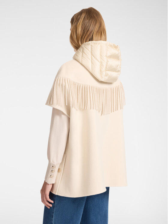 Elena Mirò Elena Mirò Cappotto 8079E000160N002 Bianco Over Fit