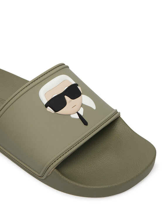 KARL LAGERFELD KARL LAGERFELD Klapki KL70005C Szary