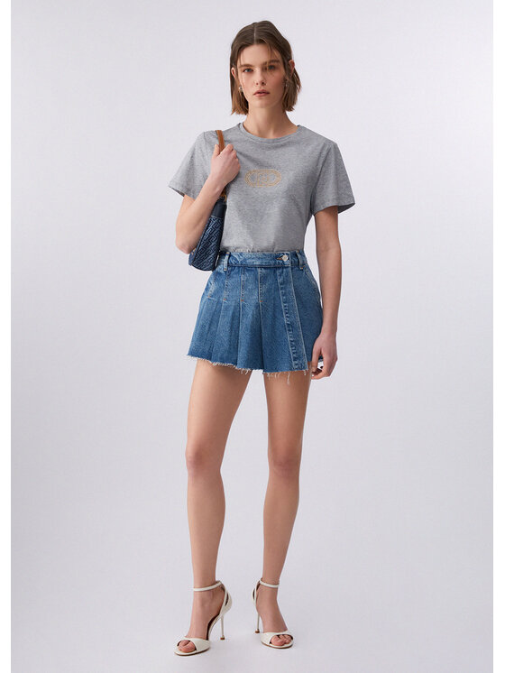 Liu Jo Liu Jo T-shirt WA6491JS923P9526 Grigio Regular Fit