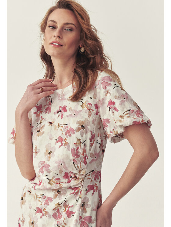 TATUUM TATUUM Každodenní šaty VESPER Bílá Fitted Fit
