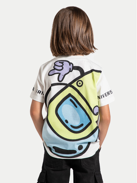 Coccodrillo Coccodrillo Tricou ZC4143202WBK Alb Regular Fit