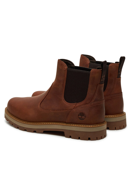 Timberland Timberland Sztyblety Britton Road Mid Chelsea TB0A6A4WEM61 Brązowy