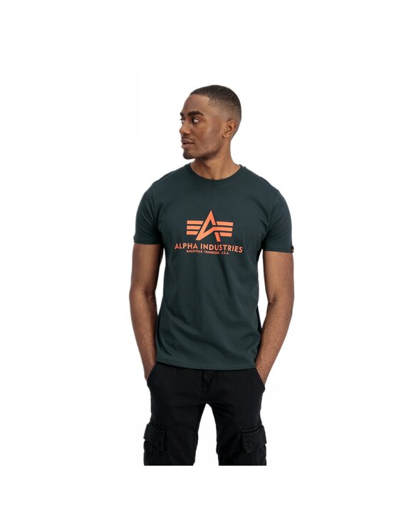 Alpha Industries Alpha Industries Súprava tričiek AI.106524-663 Čierna Basic Fit