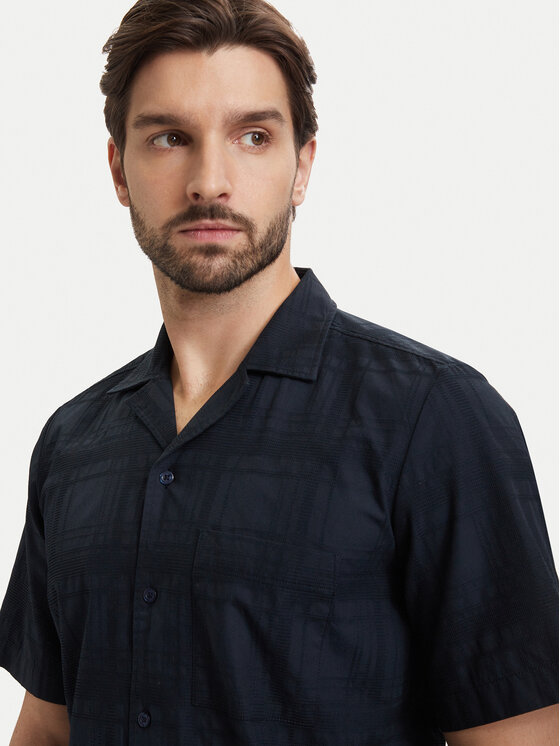 BOSS BOSS Cămașă Rayer 50559322 Bleumarin Regular Fit