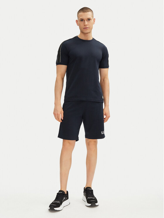 EA7 Emporio Armani EA7 Emporio Armani T-Shirt 7M000138 AF10375 UB102 Tmavomodrá Regular Fit