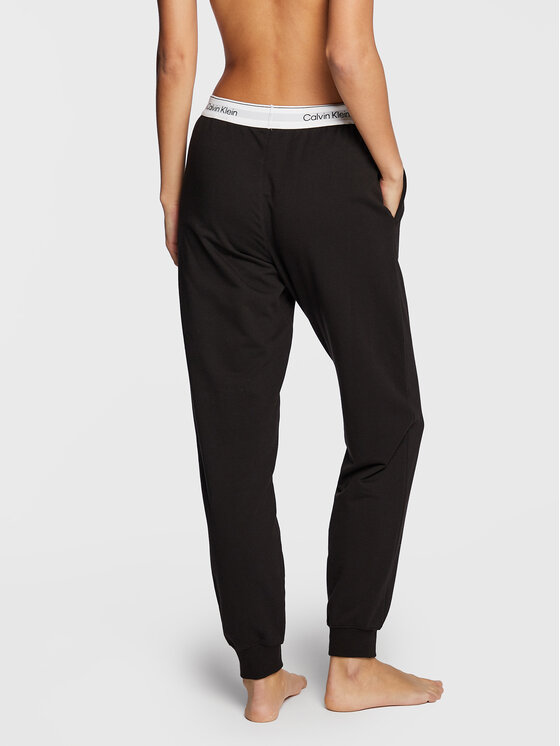 Calvin Klein Underwear Calvin Klein Underwear Teplákové kalhoty 000QS6872E Černá Relaxed Fit