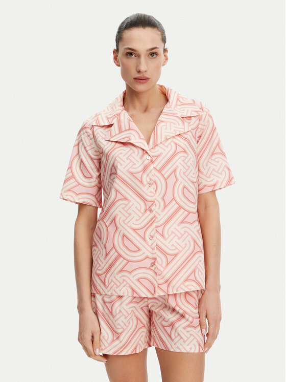 Silvian Heach Silvian Heach Camicia GPP25440CA Rosa Regular Fit