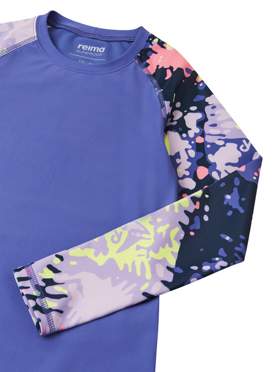 Reima Reima Koszulka do pływania Sukeltaja 5200140A Niebieski