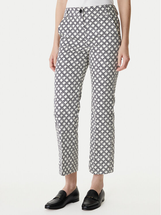 Marella Marella Текстилни панталони Emme by Marella Classi 2615131201 Черен Slim Fit