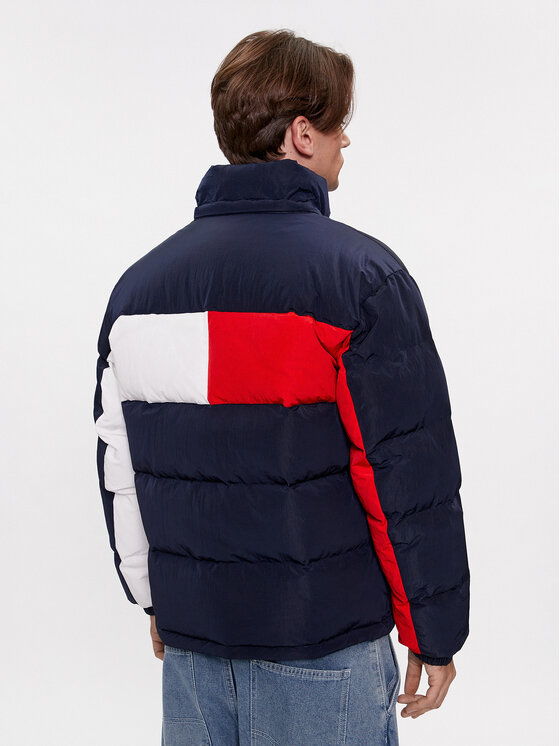 Tommy Jeans Tommy Jeans Pehelykabát Alaska Archive DM0DM18481 Sötétkék Regular Fit