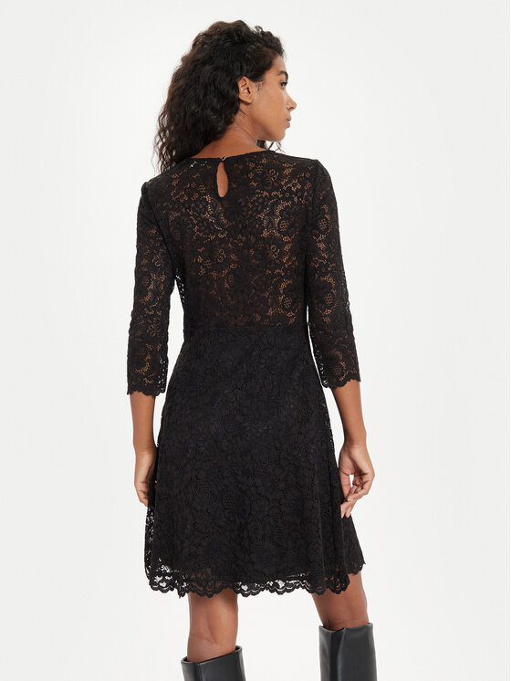 Morgan Morgan Rochie cocktail 242-RAMPLE Negru Slim Fit