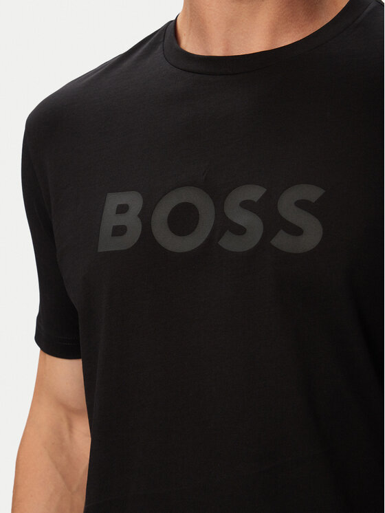 BOSS BOSS Tričko Logo 50566504 Čierna Regular Fit